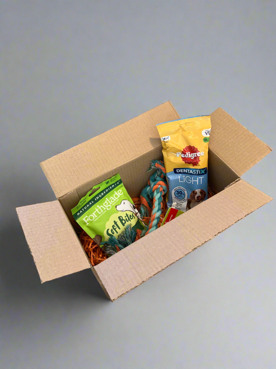 Tough pup box